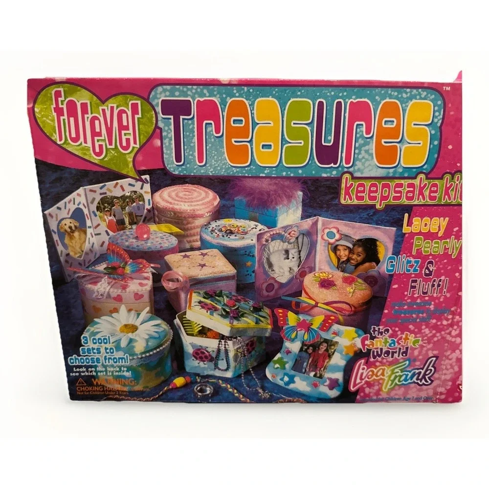 VINTAGE 1990s LISA FRANK FOREVER‎ TREASURES KEEPSAKE KIT Read